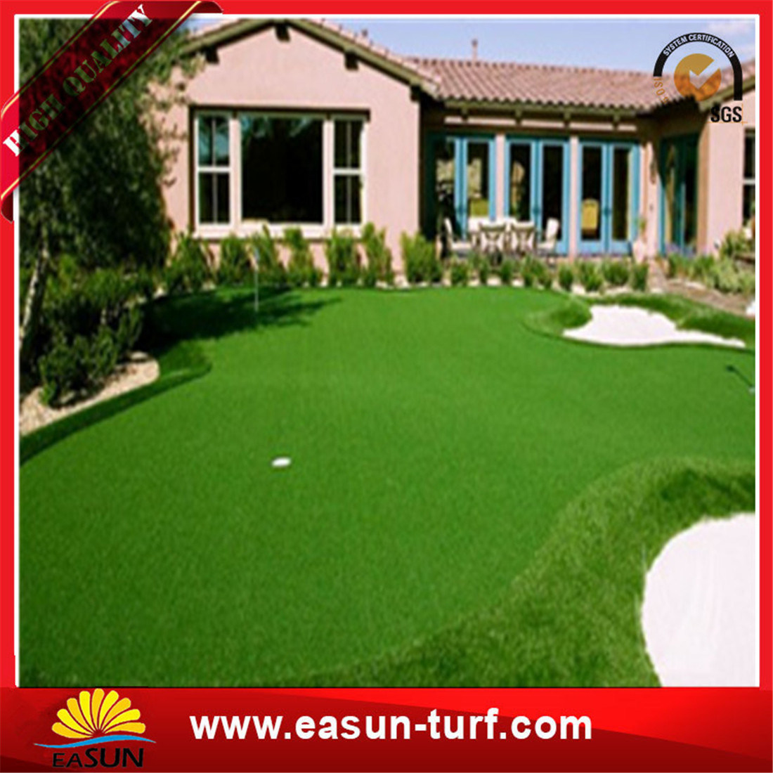 20-40mm Fake Turf Artificial Grass for Home Decoration