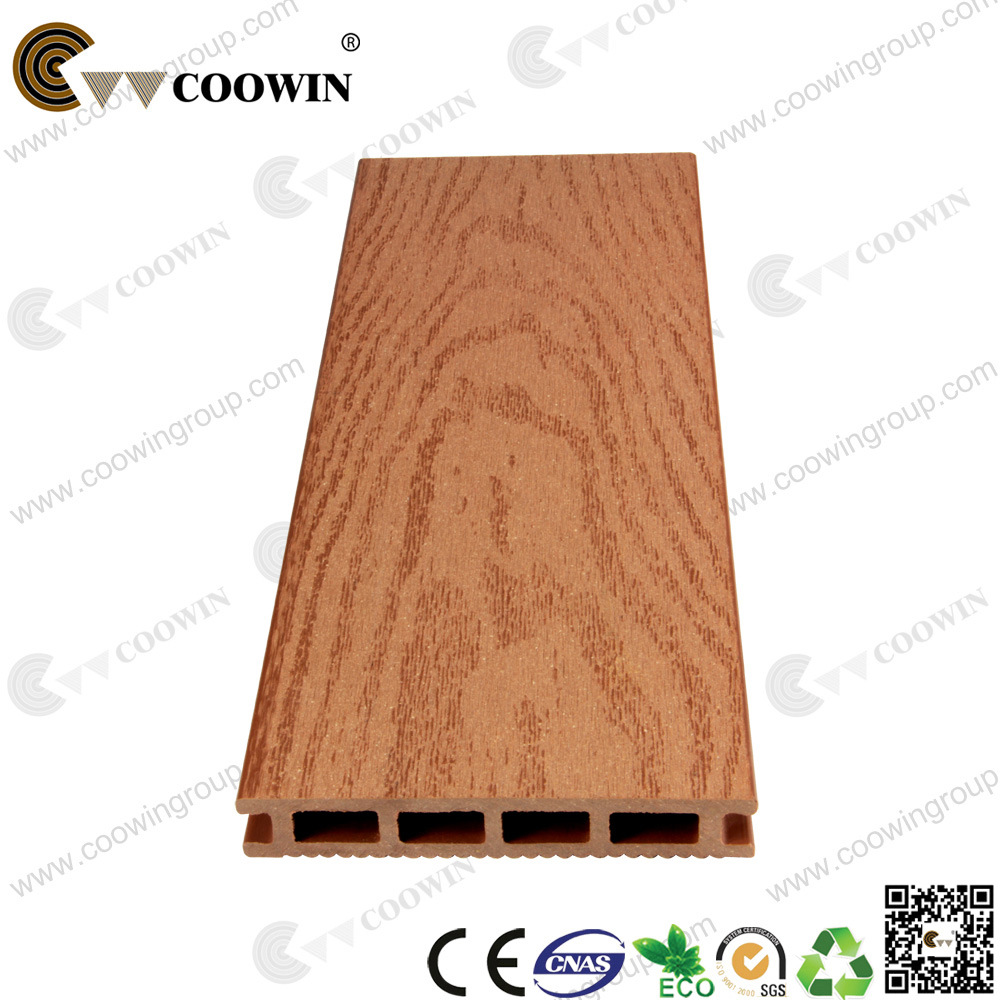 Decorative Wood Plastic Hollow WPC Flooring (TS-01)