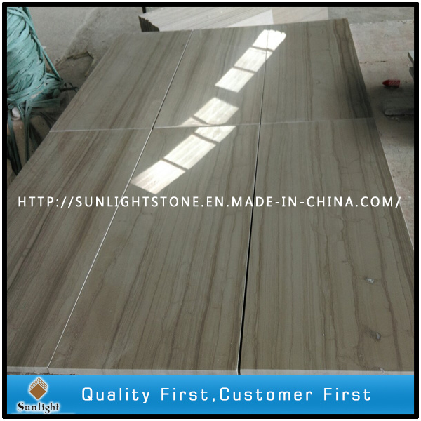 Chinese Wood Grey/Athen Grey Wood Marble for Flooring Tiles/Slabs