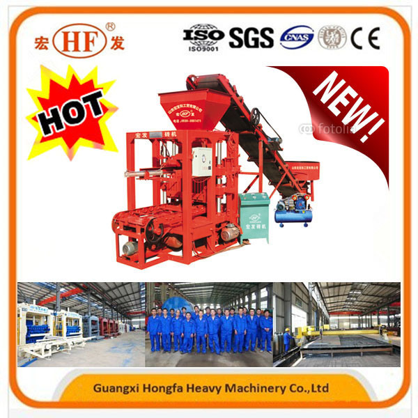 Semi-Automatic Hollow Block Cement Interlocking Brick Making Machine Price