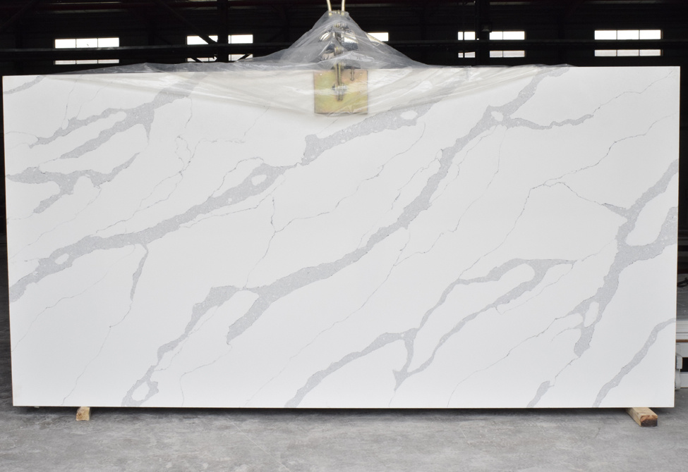 Calacatta and Statuario Artificial Quartz Stones Solid Surface Sheets