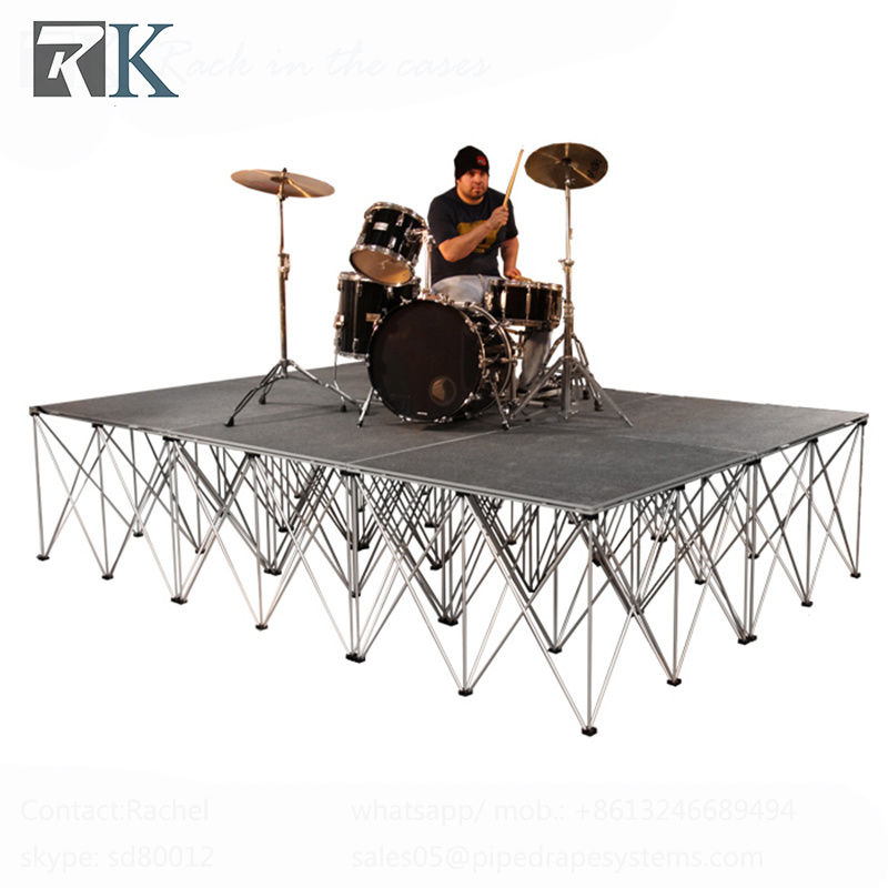 Wholesale Smart Drum Stage with Fixed Legs for Outdoor Event