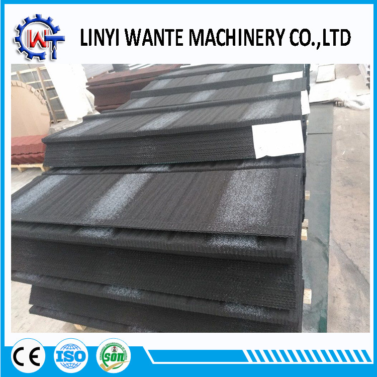 50 Years Warranty Wood Type Stone Coated Metal Roof Tiles