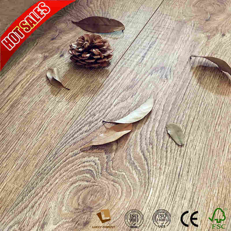 Low Cost U Groove 12mm 11mm Royalty Laminate Flooring