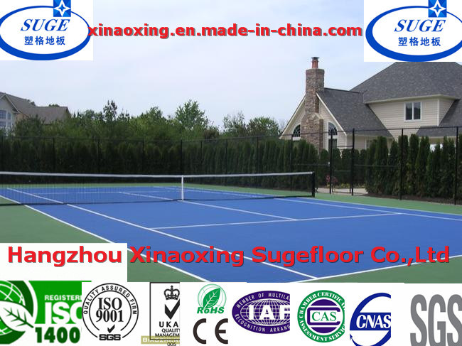 No Odor Triangle Tennis Court Flooring