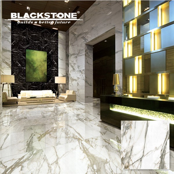 Inkjet Glazed Polished Floor Tile with Marble Pattern 600X600 (11616)