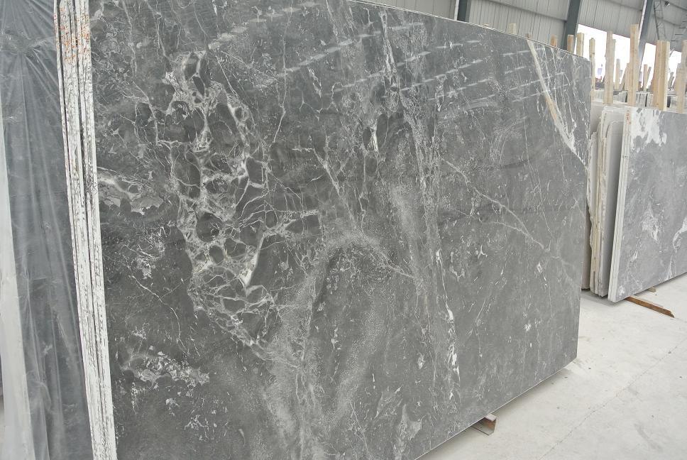 New Gris Tundra Grey Marble, Marble Tiles and Marble Slabs