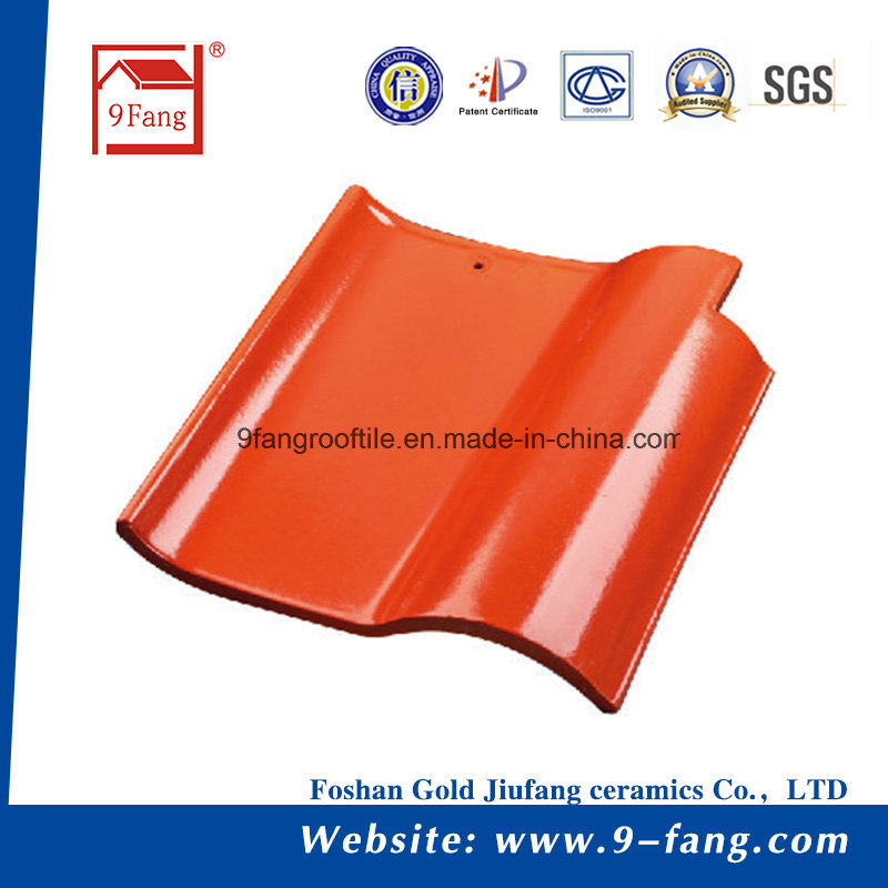 9fang Clay Roofing Tile Traditional Spanish Roof Tiles 260*260mm