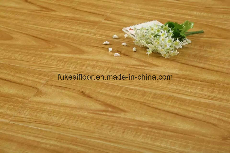 Big U Groove Mould Pressed High Glossy Surface Laminate Flooring