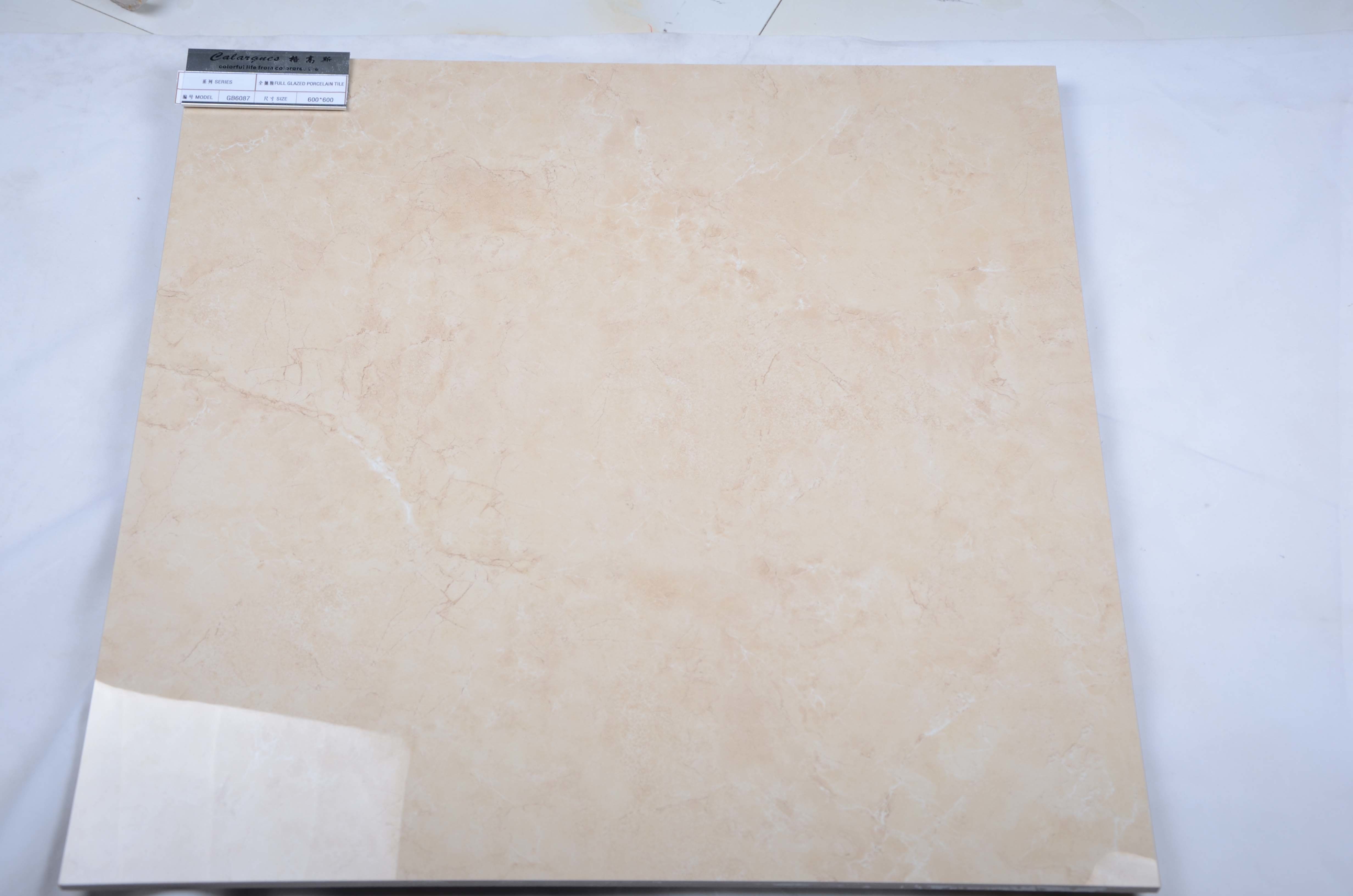 Building Material, Decoration Material Full Glazed Polished Porcelain Floor Tile (600*600mm)