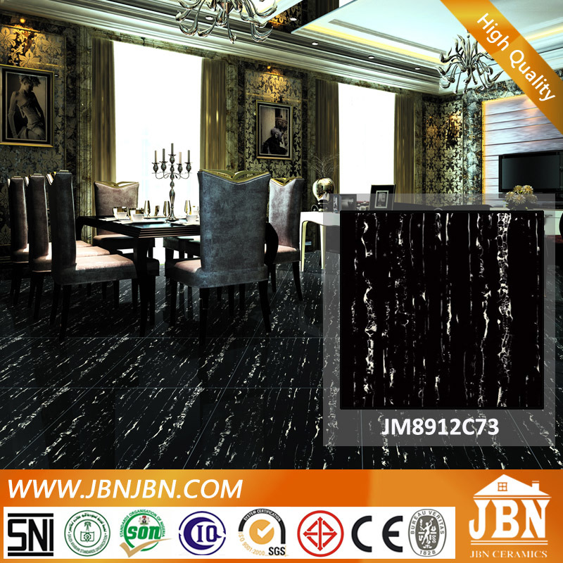 Super Black Ceramics Polished Porcelain Tiles (JM8912C73)