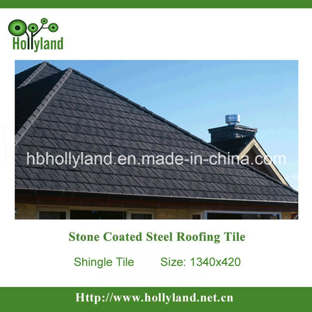 Metal Sheet Roof Tile with Stone Coated (Shingle Type)