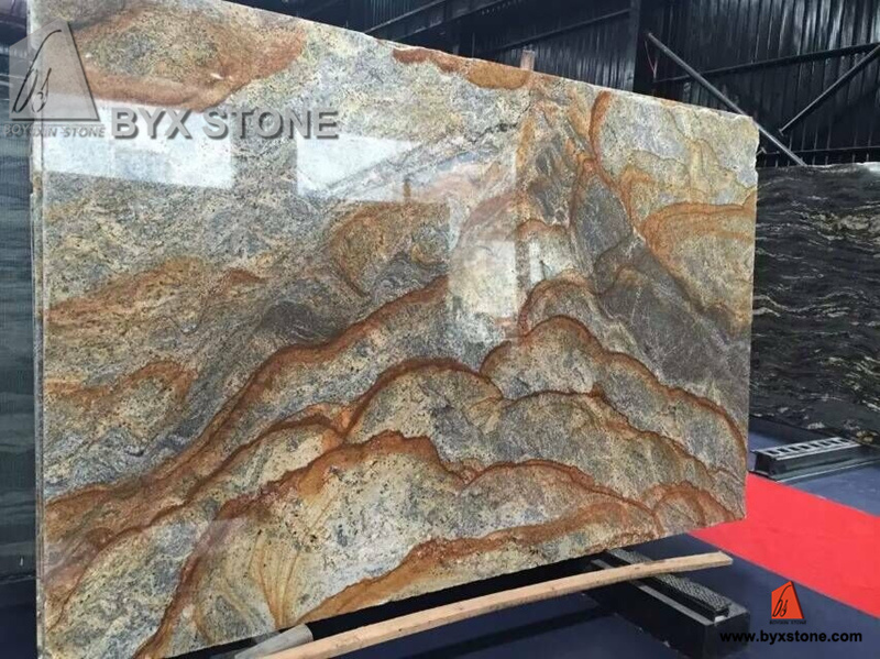 New Multicolor Granite Stone Slab for Wall Decoration and Tile