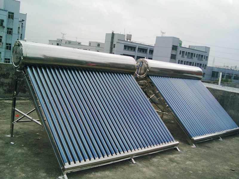 2 Sets 300 Liter Evacuated Tube Solar Water Heater System