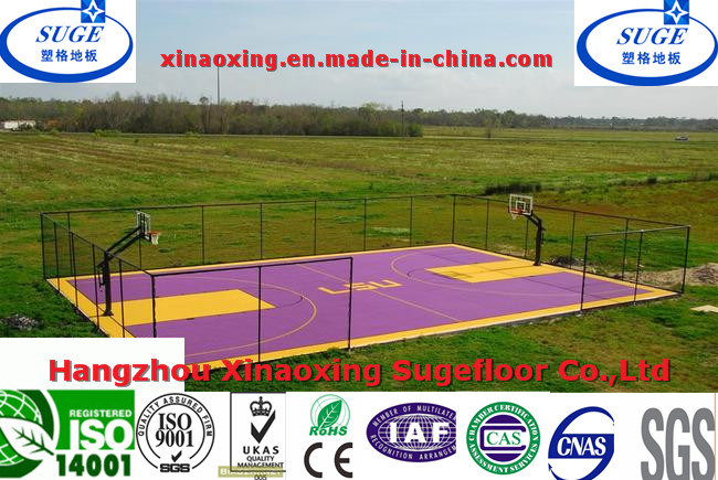 Extreme Durability Interlocking Suspended Basketball Sport Flooring