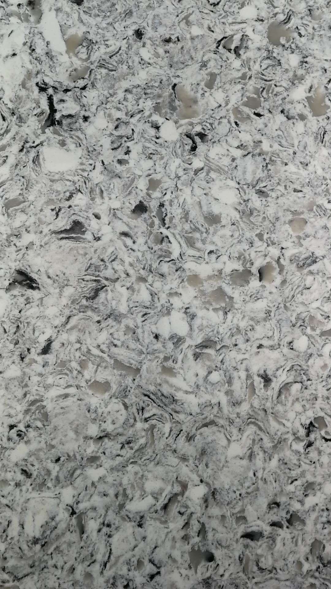 Anti Scratch New Marble Veins Color Quartz Stone Slabs