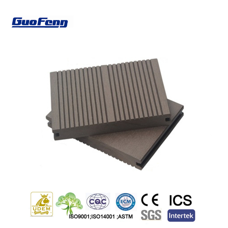 Outstanding Composite Decking Outdoor Plastic Wood Solid WPC Flooring Board