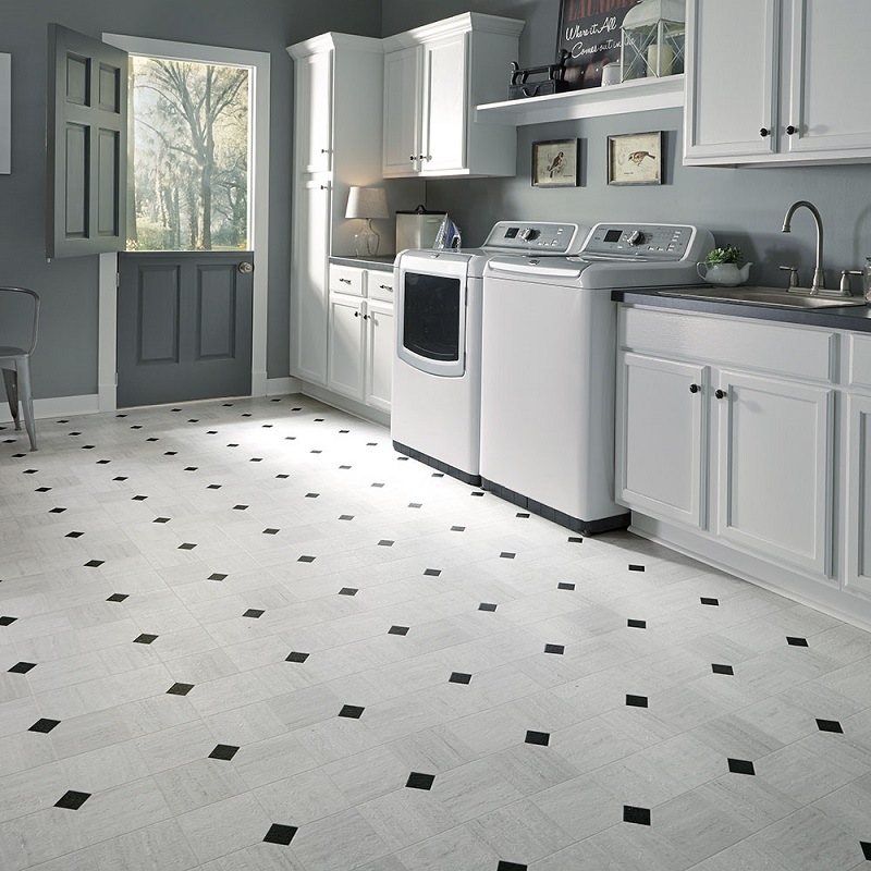 4mm Kitchen Plastic Vinyl Flooring