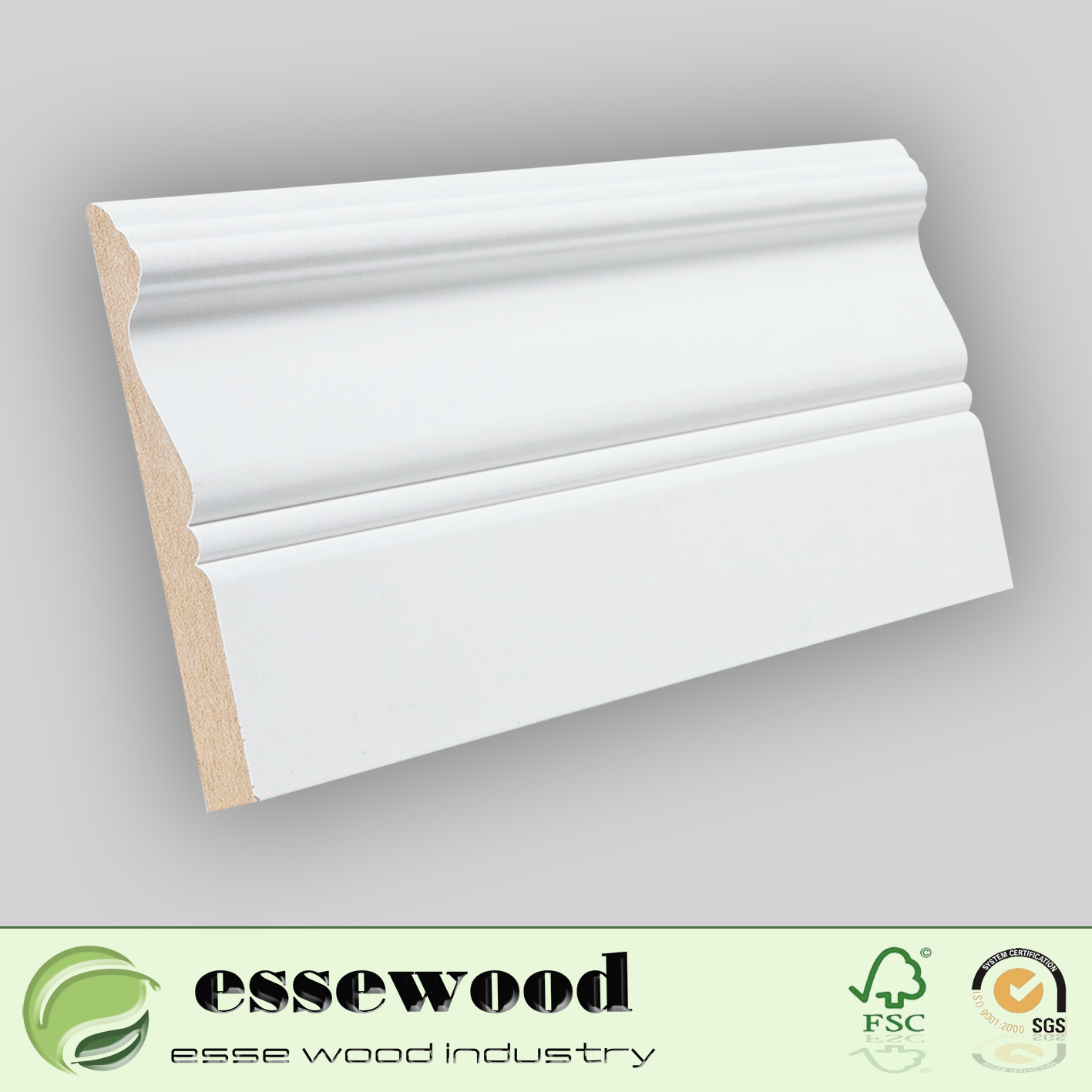 White Primed Door Jamb MDF and Wood Moulding