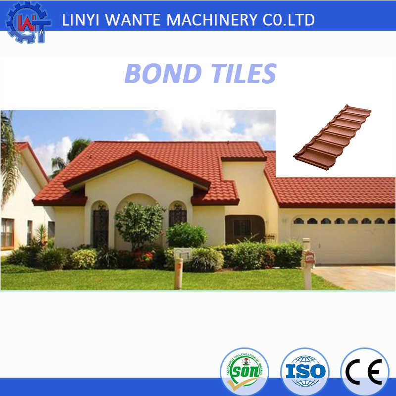 New Design Roofing Sheet Stone Coated Steel Bond Roof Tile