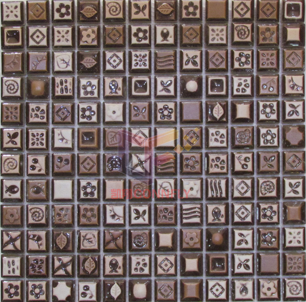 Featured Pattern Ceramic Decoration Mosaic Tile (CST079)