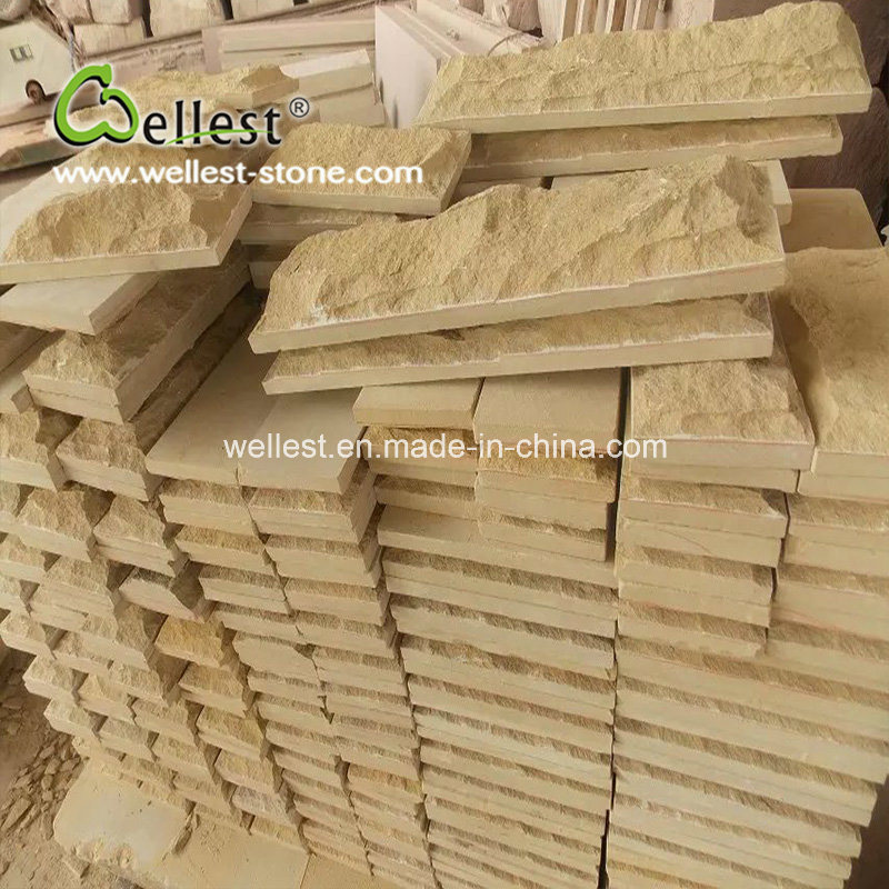 Yellow Beige Sandstone Wall Decorative Tile