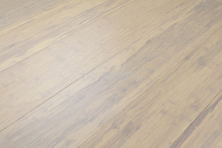 Milky White Carbonized Strand Woven Bamboo Flooring