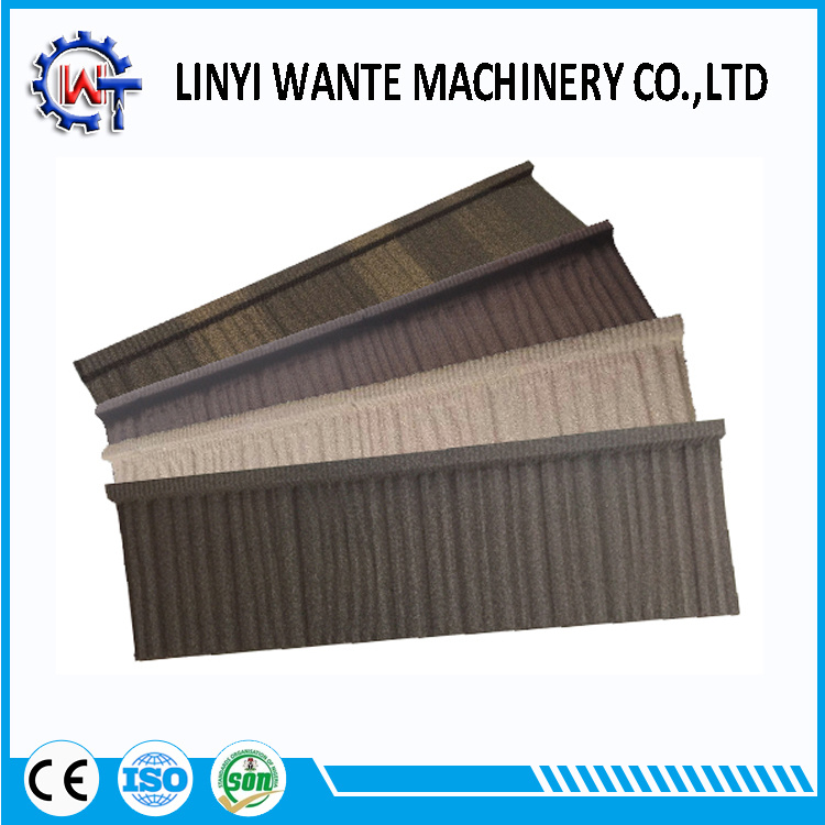 Wood Model Weather Resistance Stone Coated Metal Roof Tile