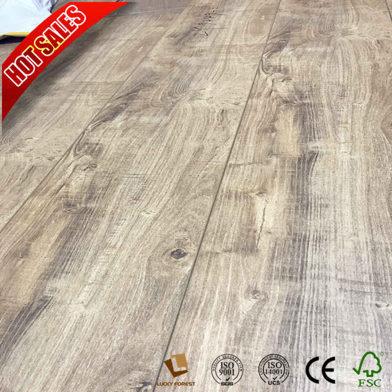 Beveled U Groove AC3 E1 Laminate Flooring 12mm