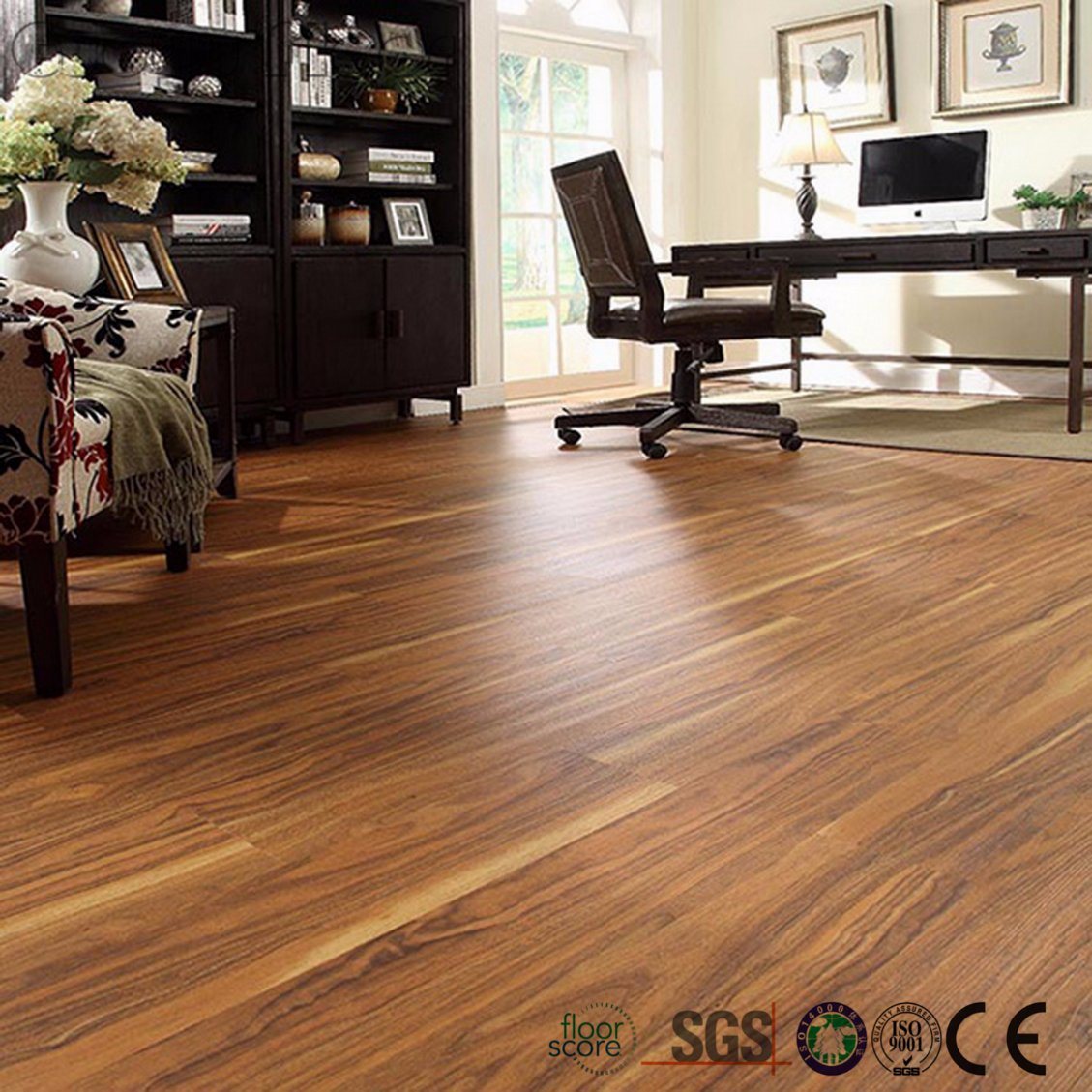 Wood Plastic Building Materials Floor Tiles for Sale