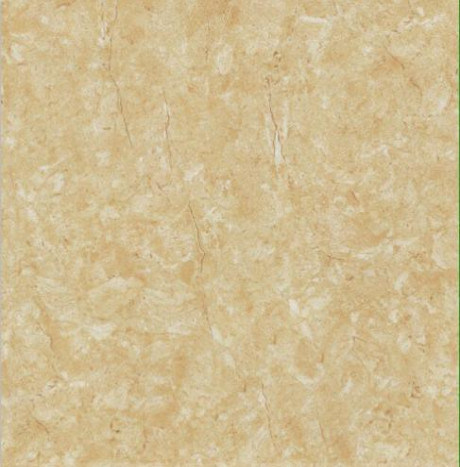 Yellow Color Full Polished Glazed Porcelain Tile for Interior 60X60