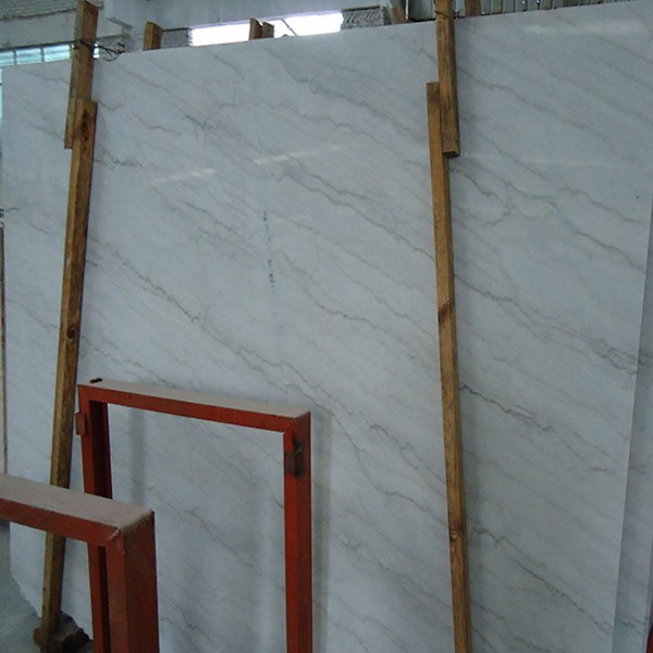 Chinese Guangxi White Marble Slab & Floor Tile for Building Decoration