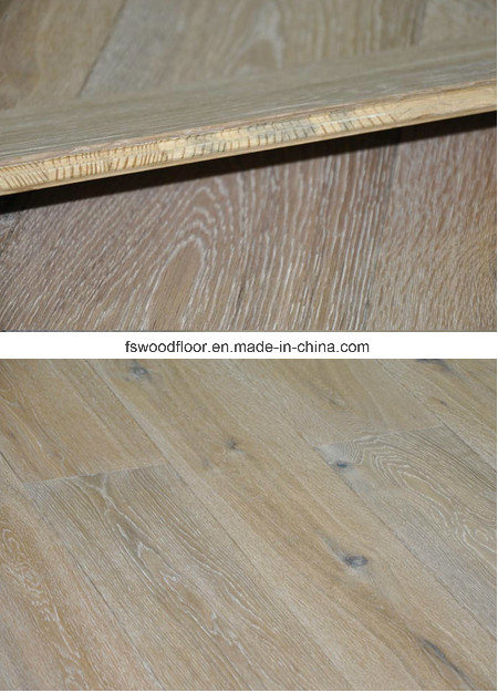 Wide Plank Engineered Limed French Oak Flooring