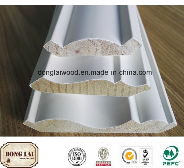 Waterproof Pine Wood Crown Moulding