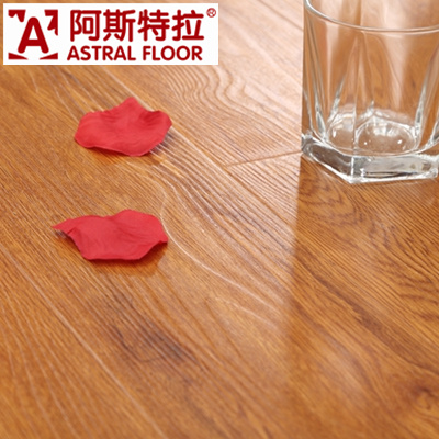 8mm Waterproof Real Wood Texture Surface (U-Groove) Laminate Flooring (AS0002-4)