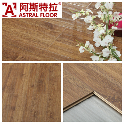 AC3/AC4 Waterproof (U-groove) Wave Embossed Surface Oak Laminate Flooring (AB9998)