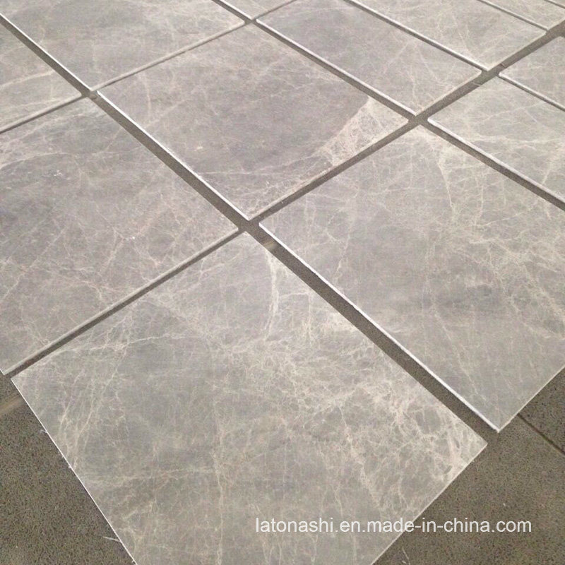 Grey Skyros Silver Marble Wall Tile