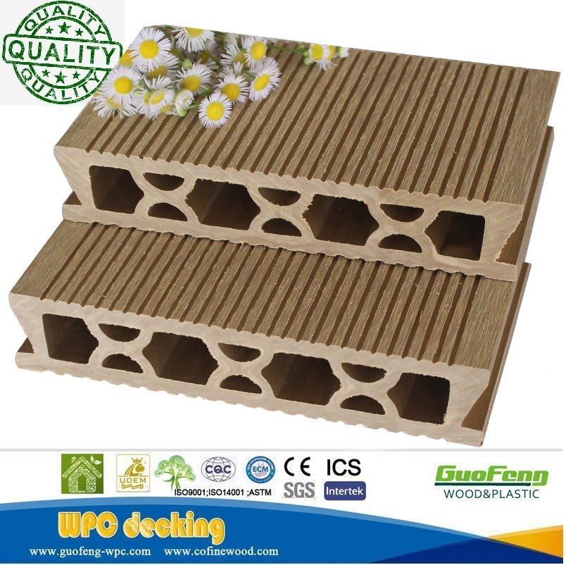 WPC Outdoor Waterproof Interlocking Composite Decking