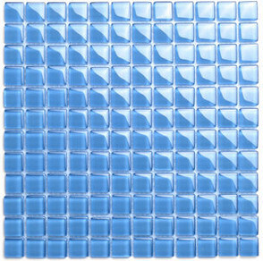 Blue Glass Mosaic Tile for Kitchen Backsplash