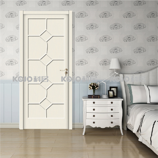 Eco-Friendly Anti-Mildew WPC Painting Door for Bedroom Bathroom (YM-038)