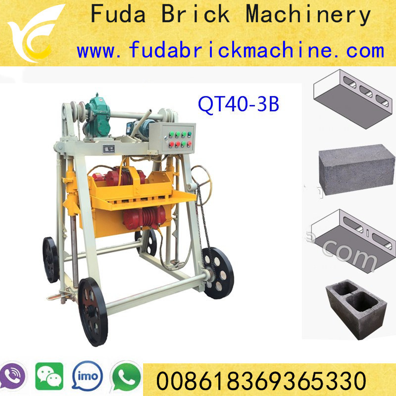 Qt40-3b Durable Best Selling Solid Cement Brick Making Machine