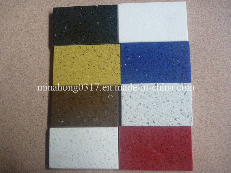 Polished/Flamed/Honed/Bush-Hammered/Swan-Cut/Natural/Pineapple Artificial Quartz Slab, Slabs, Quartz Slab