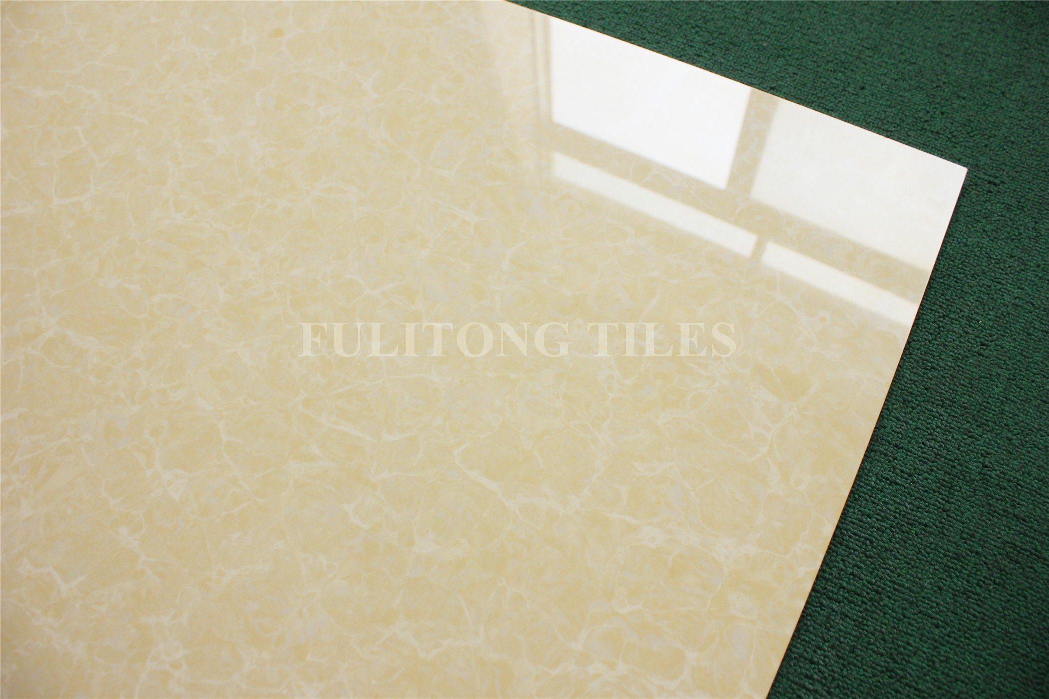 White Pink Yellow Pilates Pulati Polished Porcelain Floor Tile