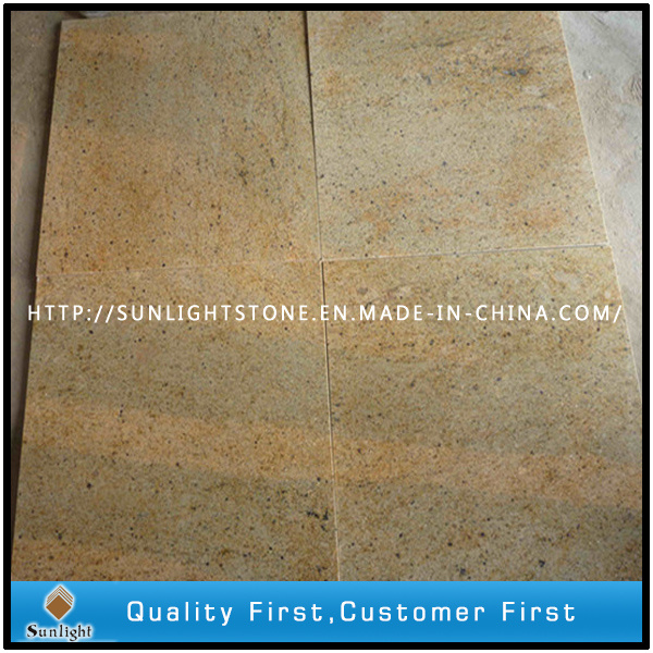 Natural India Kashmir Gold Yellow Granite Kitchen Floor Tiles