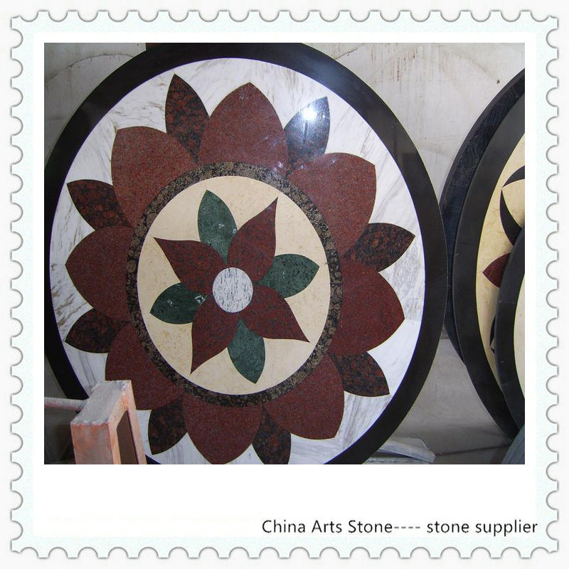 China Marble Water Jet Mosaic Tile for Lobby