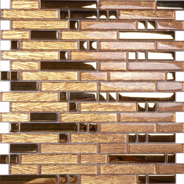 Mirror Glass Small Mosaic Wall Tile Kitchen