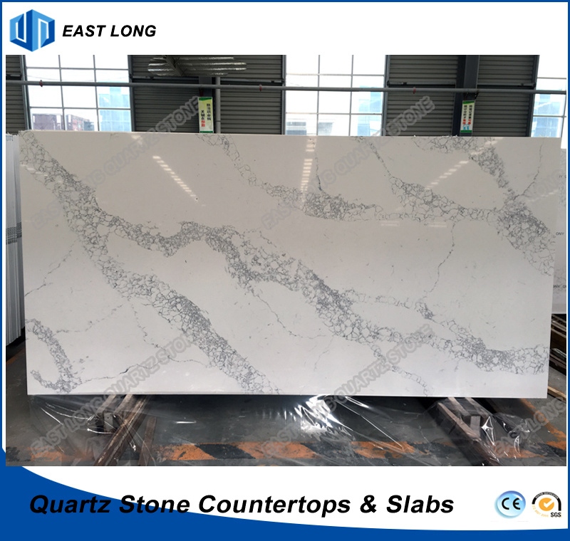 Artificial Quartz Stone for Solid Surface/ Building Material with High Quality (Calacatta)