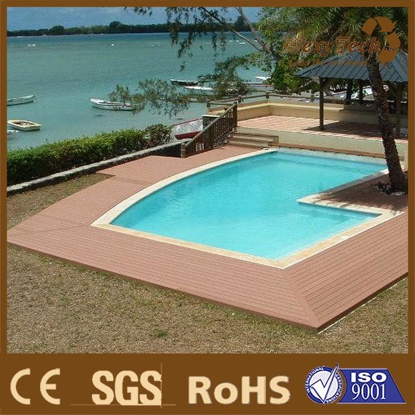 Outdoor WPC Swimming Pool Flooring