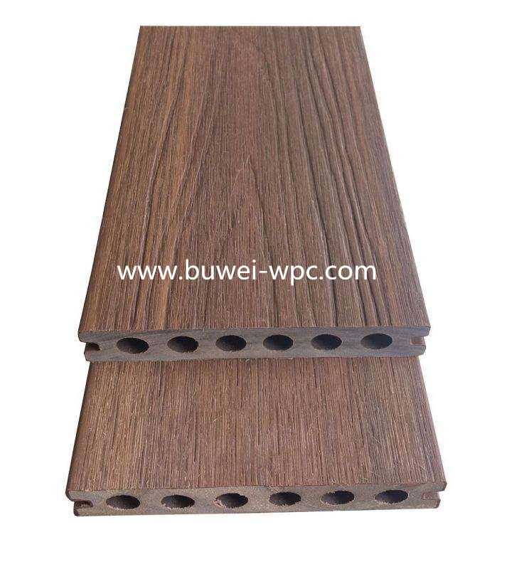 Co-Extrusion WPC Outdoor Floor Waterproof Extruded Wood Plastic Composite Decking