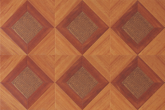 Composite Art Parquet Wood Laminated Floor for 12.3mm